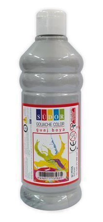 Temperová barva, stříbrná, 500ml, Südor