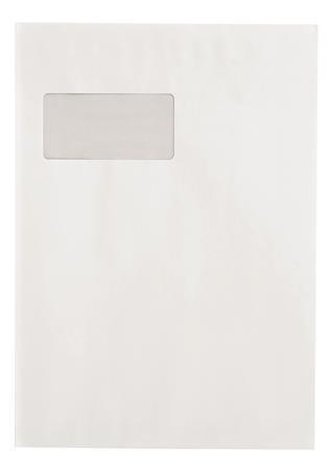 Obálka, TC4, samolepicí, s krycí páskou, 324 x 229 mm, s okénkem vlevo, VICTORIA