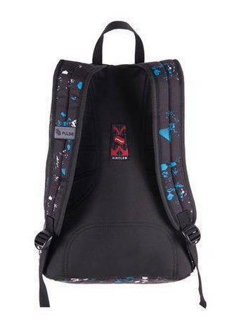 Batoh "Solo Vega", černá se vzorem, s přihrádkou na notebook, PULSE 122080