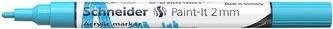 120130 Akrylový popisovač "Paint-It 310", pastelová modrá, 2 mm, SCHNEIDER