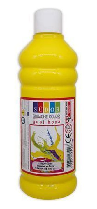 Temperová barva, žlutá, 500ml, Südor