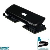 Čtyřděrovačka "FC20/4 Fashion", černá, 20 listů, RAPID