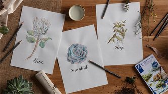 Akvarelové pastelky "146 10T", sada, 12 barev, se štětcem, šestihranná, STAEDTLER 14610T C12