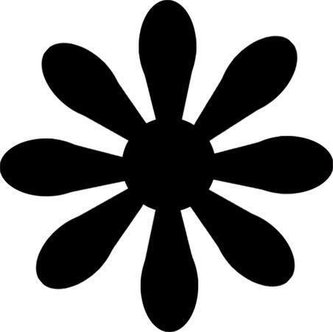 Ozdobná děrovačka, 16 mm, sedmikráska