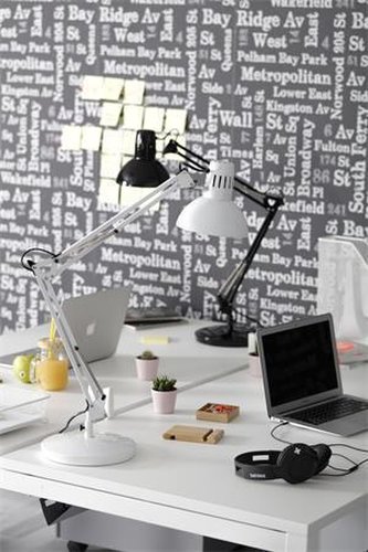 Stolní lampa "Architect", bílá, 11W, ALBA