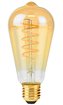 NEDIS LED žárovka E27/ ST64/ 3,8 W/ 220 V/ 250 lm/ 2100 K/ stmívatelná/ extra teplá bílá/ retro styl