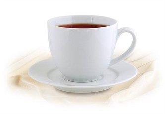 Čajový set, porcelánový, 38 cl, ROTBERG "Basic", bílý