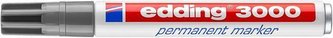 Permanentní popisovač "3000", šedá, 1,5-3 mm, kuželový hrot, EDDING 7580228000