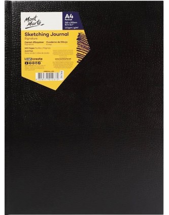 Mont Marte skicovací deník  v pevné vazbě, 150g/m2, A4, č.0046, 50 listů