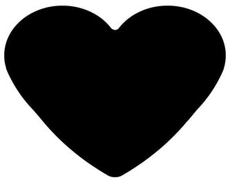 Ozdobná děrovačka, 25 mm, srdce