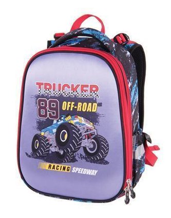 Batoh "Anatomic Cube Off-Road", červená-auto, anatomický, PULSE 122162