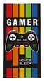DETEXPOL Osuška Gamer Never Sleep  Bavlna - Froté, 70/140 cm