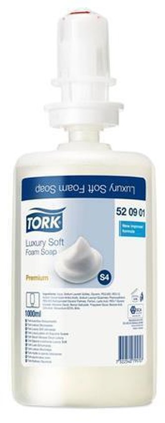 Pěnové mýdlo na ruce "Luxus Soft", 1 l, S4 systém, TORK