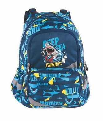 Batoh "Anatomic Deep Sea Fighter", světle modrá-tmavě modrá, anatomický, PULSE 122012