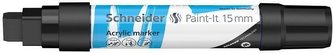 120301 Akrylový popisovač "Paint-It 330", černá, 15 mm, SCHNEIDER