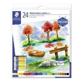 Temperové barvy "Design Journey", 24 barev, 12ml, STAEDTLER