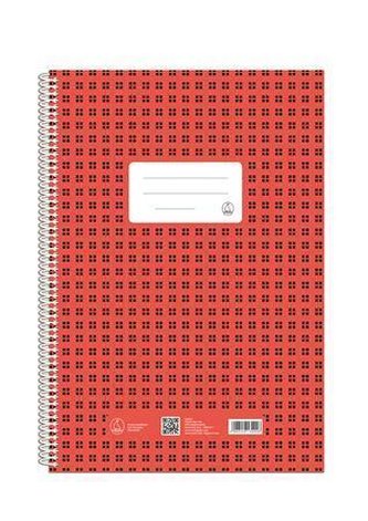 Spirálový sešit "Novum", čtverečkovaný, A4, 70 listů, FŰZFŐI