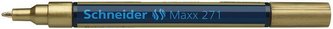 Permanentní lakový popisovač "Maxx 271", zlatá, 1-2mm, SCHNEIDER