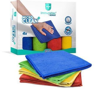 Utěrka z mikrovlákna "MicroCLEAN Plus Immunetec", 4ks, BONUS B785