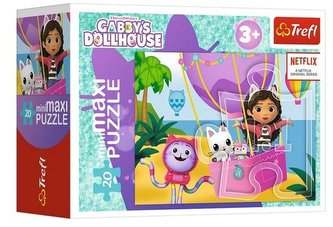 Puzzle 20 miniMaxi Kolorowy dzień Gabby 2 TREFL