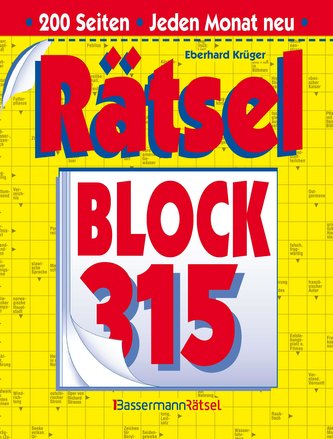 Rätselblock 315 (5 Exemplare à 2,99 EUR)