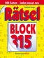 Rätselblock 315 (5 Exemplare à 2,99 EUR)