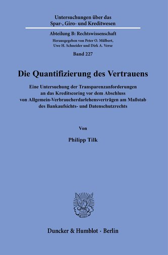 Die Quantifizierung des Vertrauens.