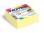 bloček samolepící 75x75mm 400 listů žlutý pastelový 7500895