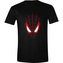 Pánské tričko Marvel|Spiderman: Face (L) černá bavlna