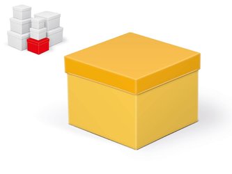 krabice dárková C-C002-D 14x14x11cm 5370789