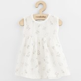 Kojenecké mušelínové šaty New Baby Zoe - velikost 74 (6-9m)