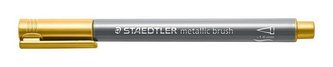Štětcový fix "Design Journey Metallic Brush", zlatá, 1-6 mm, STAEDTLER 8321-11 Štětcový fix "Design Journey Metallic Brush", zlatá, 1-6 mm, STAEDTLER 8321-11