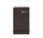 Kroužkový sešit "Pressboard", černá, 127 x 76 mm, linkovaný, 60 listů PUKKA PAD 7275-PRS