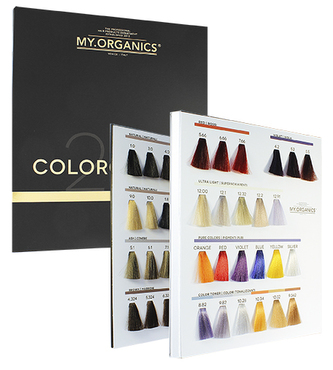 MY.ORGANICS Color Chart 2.0 vzorník