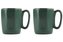 Vialli Design Sada 2 keramických hrnků, ESPRESSO 80 ml, zelené, FUORI 29972