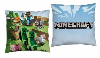 HALANTEX Polštářek Minecraft Farma  Polyester, 40/40 cm
