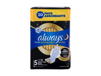 Always Ultra Vložka Secure Night Extra 20 ks pro ženy
