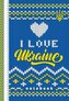 Notatnik ozdobny A6/64K kratka TW Kocham Ukrainę