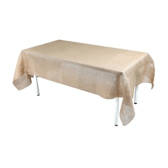 Jutový party ubrus 120 x 220 cm
