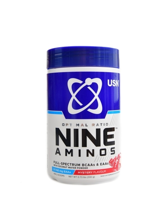 USN - Nine aminos 330g full spectrum BCAA and EAA - jelly bean flavour