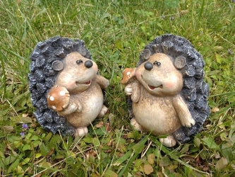 Ježek s houbou design dřívka