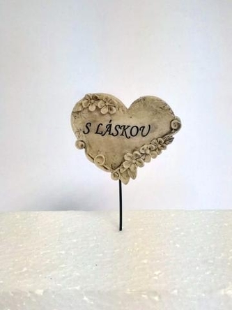 Srdce zápich "S láskou"