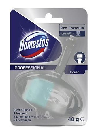 WC blok "3 in 1", oceán, 40g, DOMESTOS WC blok "3 in 1", oceán, 40g, DOMESTOS