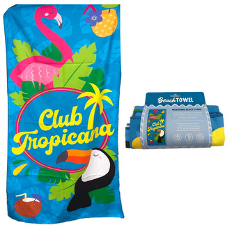 Osuška - pláž - mikrovlákno - Flamingo Club Tropicana -Plameňák