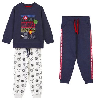 3 - DÍLNÁ TEPLÁKOVÁ SOUPRAVA  AVENGERS - velikost 7