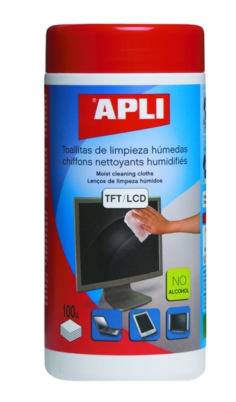 APLI čisticí utěrky na monitory TFT/LCD APLI čisticí utěrky na monitory TFT/LCD