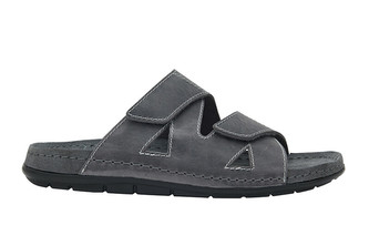 Scholl Pánské zdravotní pantofle ABERDEEN 2 STRAPS MAN antracitová 42