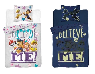 Svítící povlečení bavlněné, FLUO Patrol kamarádi