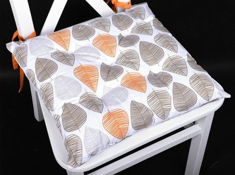 Sedák na židli, Leaves, 40 x 40 cm