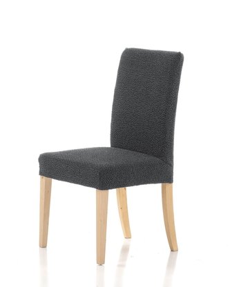 Forbyt, Potah elastický na celou židli, komplet 2 ks Petra, šedá